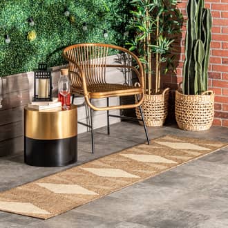 Beige Tucana Ziggy Diamonds Indoor/Outdoor rug