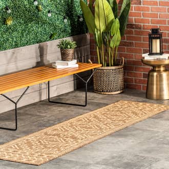 Beige Tucana Moroccan Diamond Indoor/Outdoor rug
