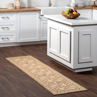 Beige Tucana Kelly Transitional Indoor/Outdoor rug