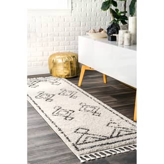 Moroccan Diamond Drop Tassel Rug secondary image