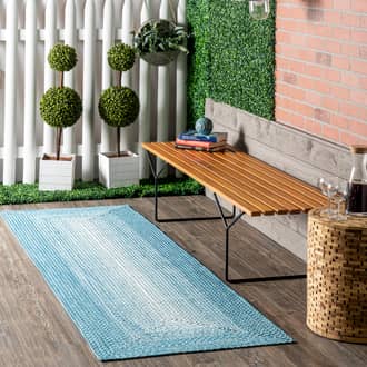2' 6" x 8' Braided Gradience Indoor/Outdoor Rug secondary image