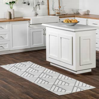 Gray Leilani Juniper Diamond Tiles Indoor/Outdoor rug