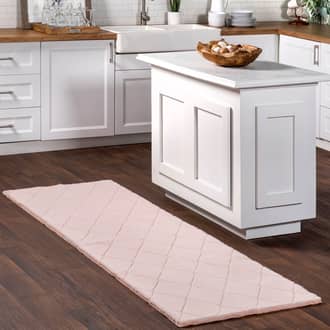 Jaylene Trellis Plush Cloud Washable Rug secondary image