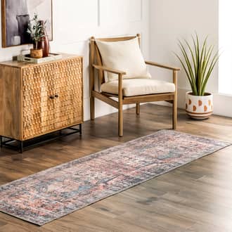 2' 8" x 8' Millie Distressed Bordered Washable Rug secondary image