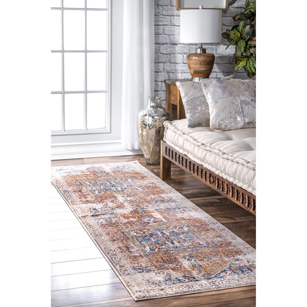 Edessa Tribal Medallion Ivory Rug