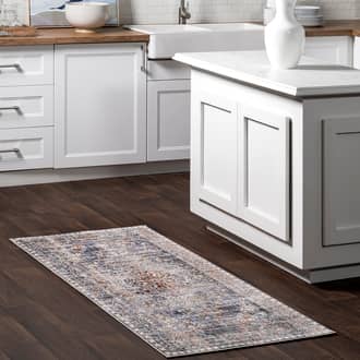 Gray Edessa Elegant Blossom rug