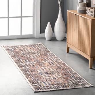 Beige Edessa Essence Traditional Bordered rug