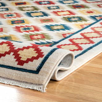 Multi Hectoria Boho Aztec Trellis rug - Bohemian Runner 2' 6in x 8'