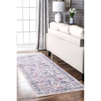 Blue Folktime Persian Charmia Fringe rug