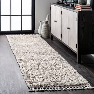 Shaded Shag With Tassels Rug secondary image