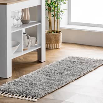 2' x 6' Solid Shag Rug secondary image