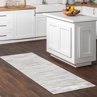 2' 8" x 8' Delaney Fading Pinstripes Rug secondary image