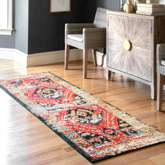 2' 6" x 12' Vintage Floral Indoor/Outdoor Rug secondary image