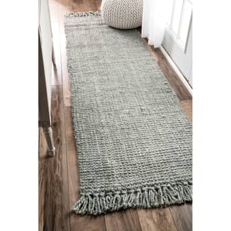 Chunky Jute Tasseled Rug secondary image