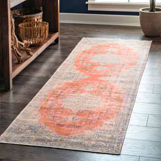 Rust Old Villa Star Medallion Flatweave rug