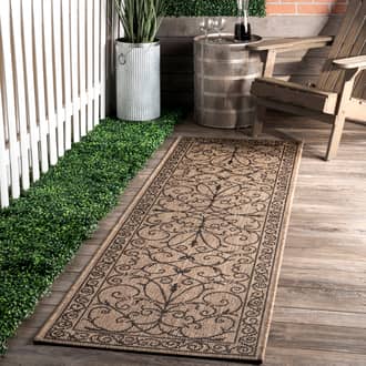 Brown Aperto Krem Indoor/Outdoor rug