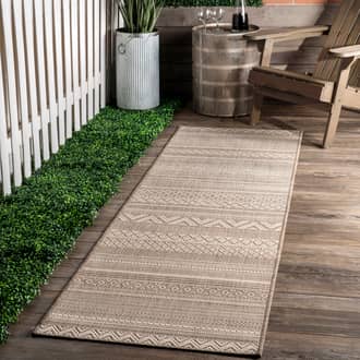 Indoor/Outdoor Tribal Bands Rug secondary image