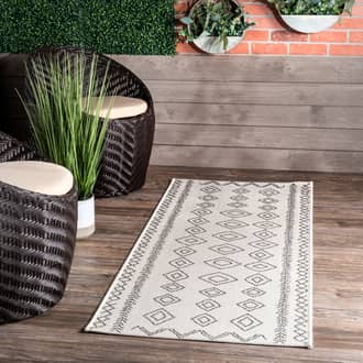 Moroccan Diamonds Indoor/Outdoor Rug secondary image