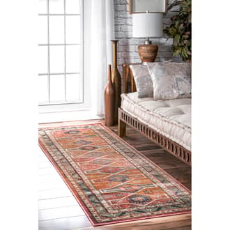 Orange Murcia Vintage Victorian rug - Contemporary Runner 2' 8in x 8'