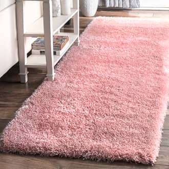 2' 8" x 8' Solid Fluffy Rug secondary image