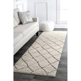 Classic Moroccan Trellis Shag Rug secondary image