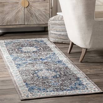 Dark Gray Bosphorus Distressed Persian rug