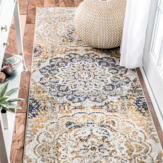 2' 8" x 8' Faded Rosette Bouquet Rug secondary image