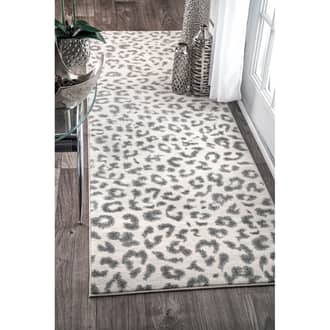 2' 6" x 10' Coraline Leopard Printed Rug secondary image