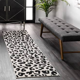 2' x 6' Coraline Leopard Printed Rug secondary image
