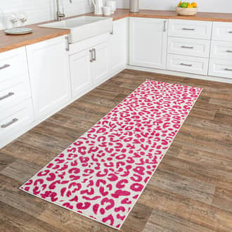 2' 8" x 8' Coraline Leopard Printed Rug secondary image
