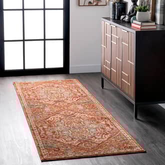Rust Bristol Diamond Medallion rug
