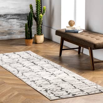 Ivory Primavera Cascading Abstract rug
