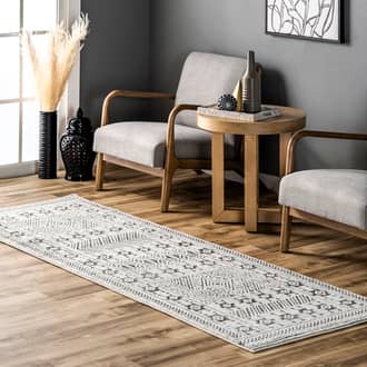 Zara Geometric Paneled Rug secondary image