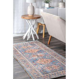 Blue Botaniq Idyllic Totem rug - Bohemian Runner 2' 8in x 6'