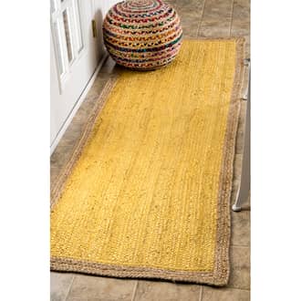 2' 6" x 8' Jute Simple Border Rug secondary image