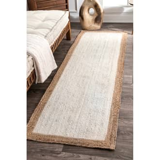 2' 6" x 8' Jute Simple Border Rug secondary image