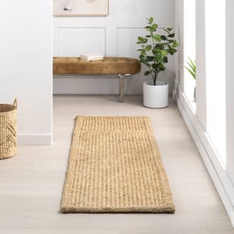 2' 6" x 8' Willow Bordered Jute Rug secondary image