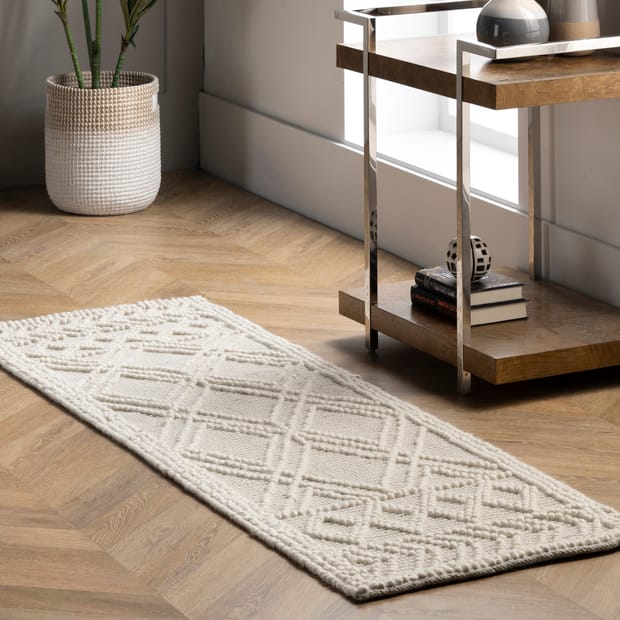 Pearla Argyle Trellis Ivory Rug