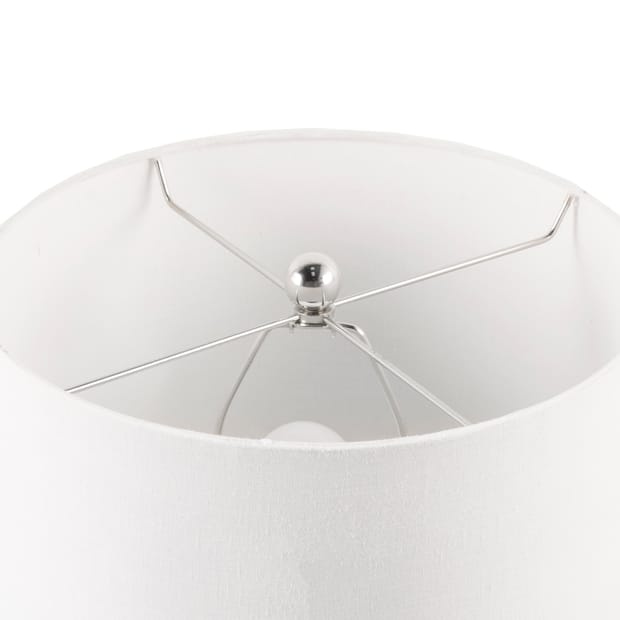 Revere 24 Inch Harper Aluminum Table Lamp Nickel Harper Aluminum Table Lamp Nickel, What Size Lamp Shade For 8 Inch Harper
