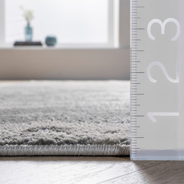 Alchemist Splatter Abstract Silver Rug