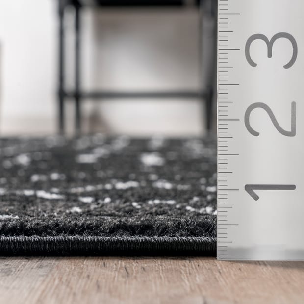 Bosphorus Moroccan Trellis Black And White Rug