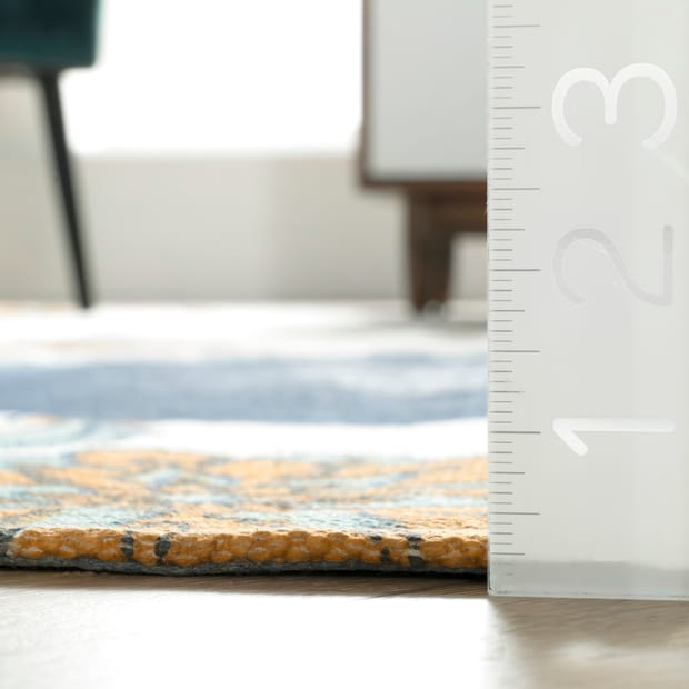 Thomas Paul Printed Flatweave Cotton Giant Octopus Multi Rug