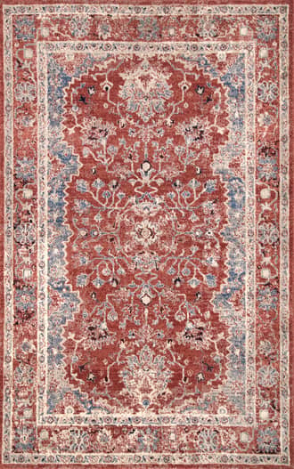 6' 7" x 9' Faded Persian Rug primary image