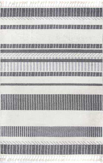 Striated Stripes Tassel Rug primary image