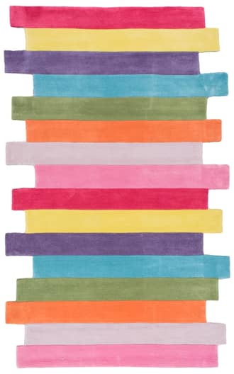 Multicolor 6' x 9' Contempo Stripes Rug swatch
