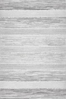 Gray Faded Stripes Indoor/Outdoor Rug swatch