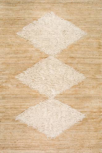 Woolly Diamonds Jute Rug primary image