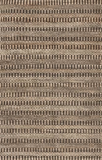 Jute Striped Basketweave Rug primary image