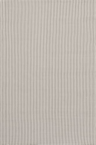 Grey 6' x 9' Pinstripe Handwoven Indoor/Outdoor Rug swatch