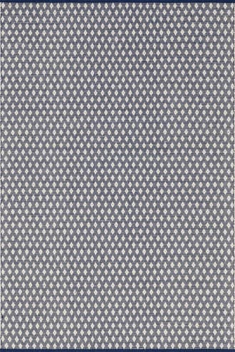 Gray Dainty Diamond Handwoven Cotton Rug swatch